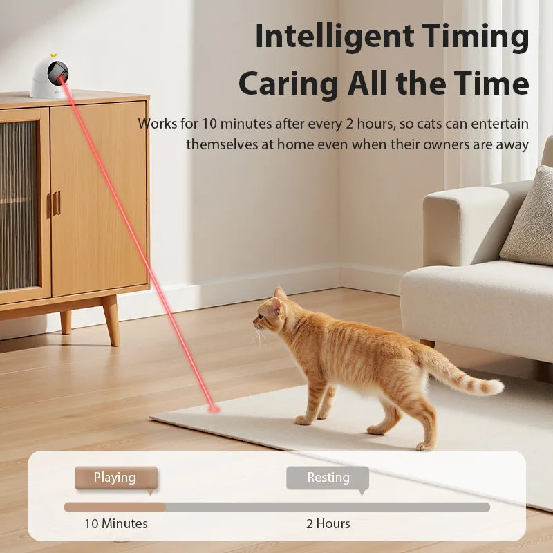 Automatic Cat Laser Toy Interactive 360° Adjustable Electric Cat Toy For Kitty Dog Indoor Smart Teasing Laser Cat Toys