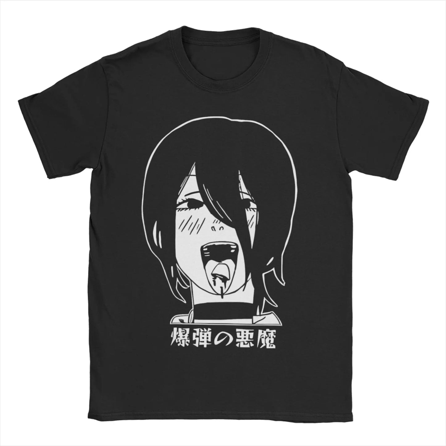 Chainsaw Man Reze T-Shirts Men Women Anime Manga Funny 100% Cotton Tee Shirt O Neck Short Sleeve T Shirts Party Clothes