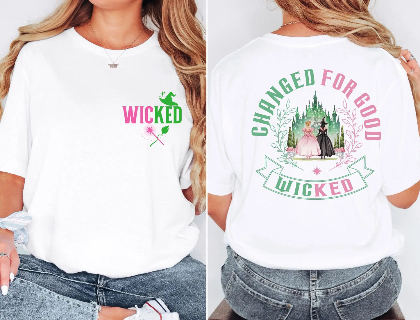 Wicked Change for Good Shirt Defy Gravity Broomstick Magic Wand Wizard Movie Fan Shirt Wicked Musical Fan Gift