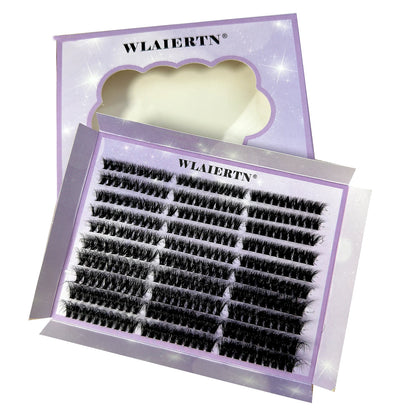 120PCS 5D Fluffy Cluster Lashes 30D-100D Natural Thick Eyelash Clusters Individual Lashes DIY Eyelashes Extension Makeup