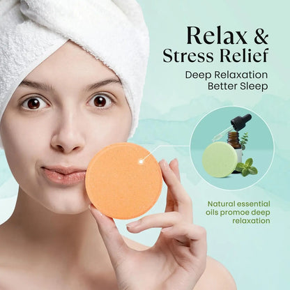 Shower Steamers Aromatherapy - Natural Essential Oils Bath Bombs for Relaxation Home Spa, Gifts for Women Mom