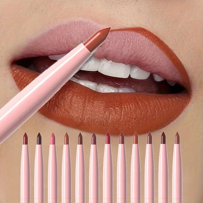 Waterproof Lip Liner Pencil 6 Colors Set: Lip Contour Waterproof Non-transfer Highly Pigmented Smooth Nude-pink Daily &  Party Makeup
