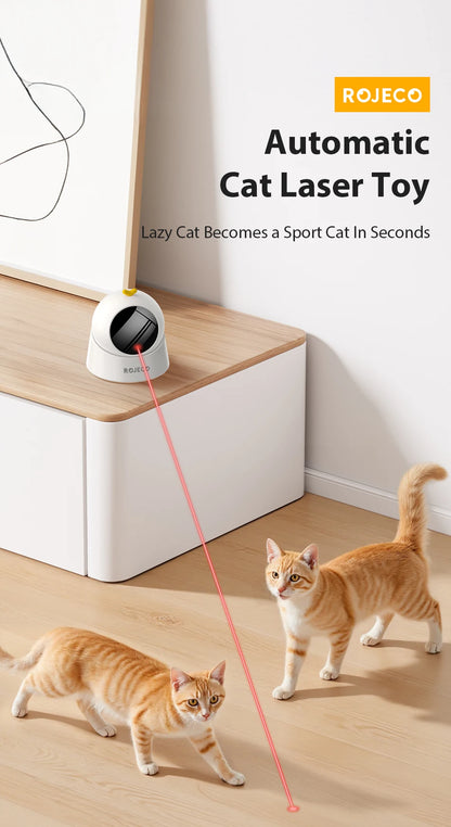 Automatic Cat Laser Toy Interactive 360° Adjustable Electric Cat Toy For Kitty Dog Indoor Smart Teasing Laser Cat Toys