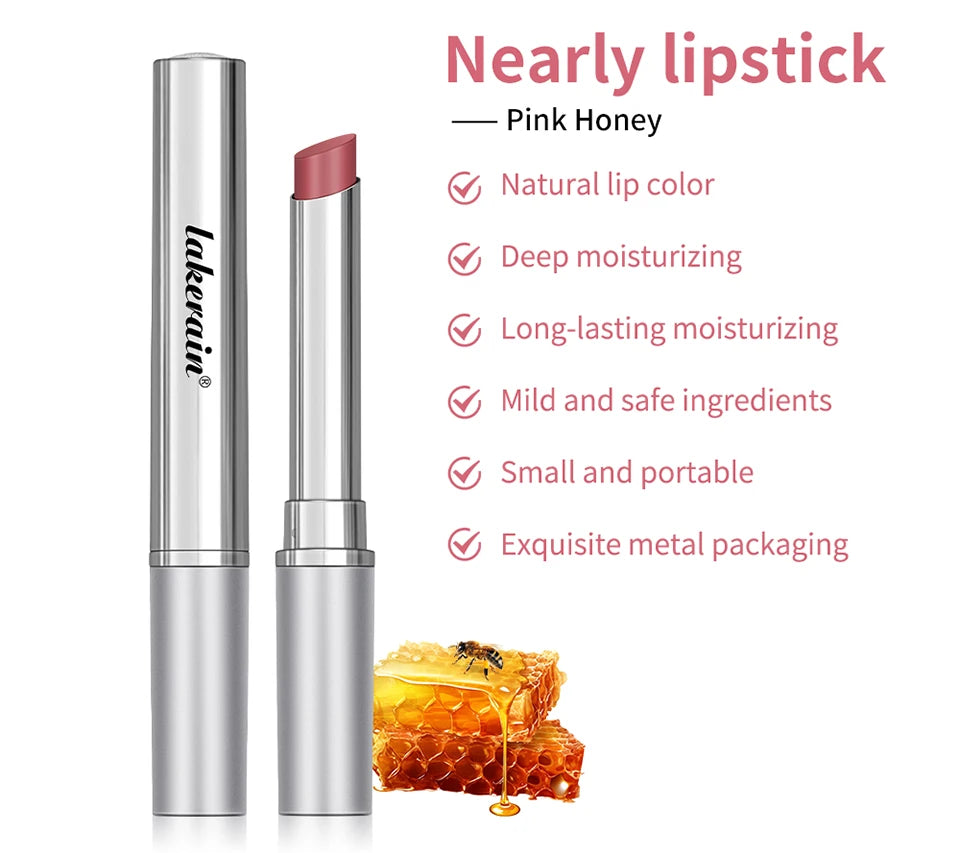 Lipstick Lip Balm Natural Color Creamy Texture Long Lasting Moisturizing  Nourishing Lip Care Gloss Cosmetic