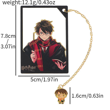 Harry Potter Retro Metal Bookmarks - Magic World Collectibles, Reading Companions and Exquisite Gifts for Book Lovers