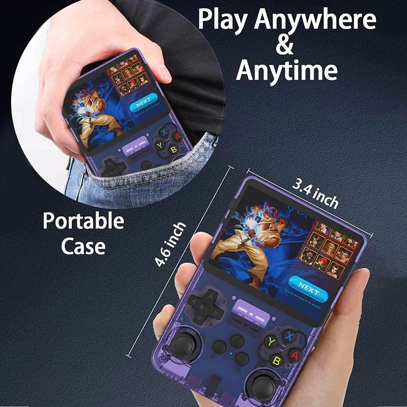 Retro Game Console Arkos System 3.5" IPS Screen Portable Pocket Player 64GB 15000+128G 20000+ Games best gaming lover gifts