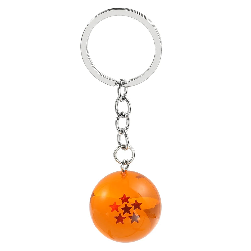 Japanese Anime Dragon Ball Keychain Figurine Toy Key Ring Pendant Car Keychain Gift Accessory