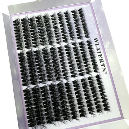 120PCS 5D Fluffy Cluster Lashes 30D-100D Natural Thick Eyelash Clusters Individual Lashes DIY Eyelashes Extension Makeup