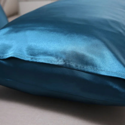 100% Silk Pillowcase Pillow Cover Silky Satin Hair Beauty Pillowcase Comfortable Pillow Case Home Decor Pillow Covers.
