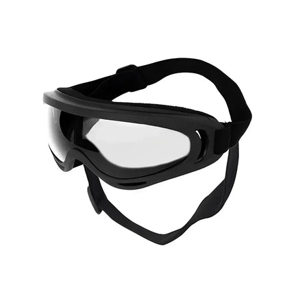 Pet Goggles Adjustable Anti UV Glare Windproof Sunglasses for Dogs Outdoor Hiking Running Beach All Breeds Eye Protection Black