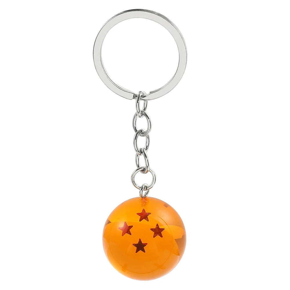 Japanese Anime Dragon Ball Keychain Figurine Toy Key Ring Pendant Car Keychain Gift Accessory