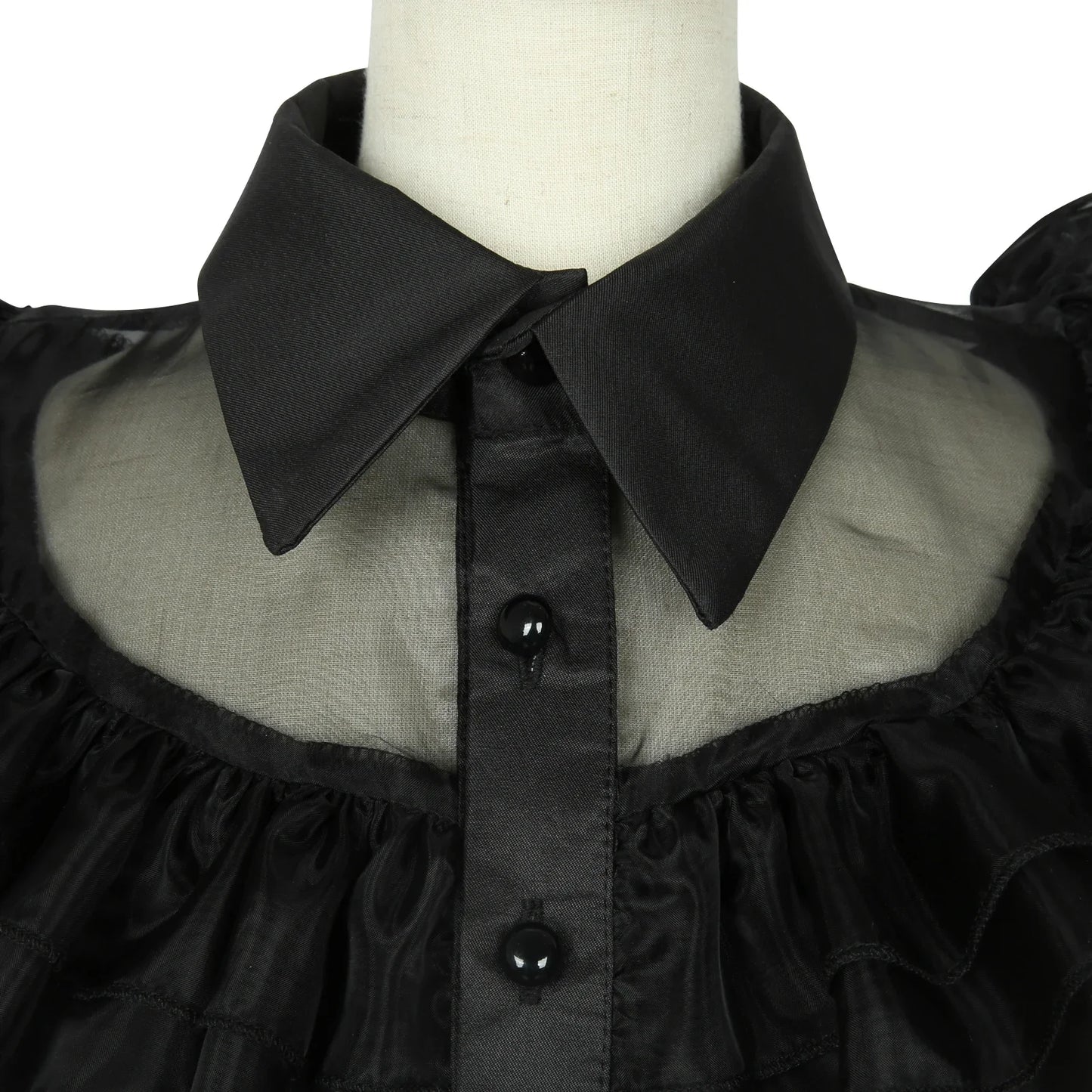  Wednesday Addams Cosplay Dress For Girl Kids Movie Black Dress Adult Women's Dress Halloween Carnival Party Role Play Set