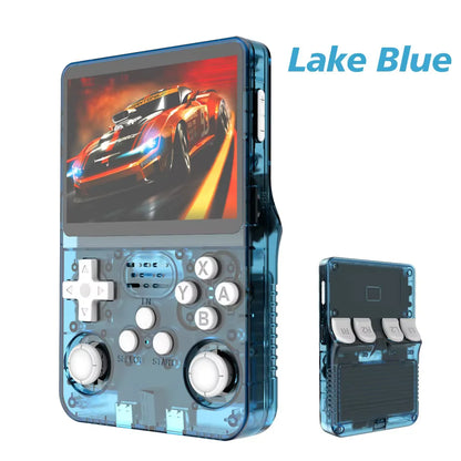Retro Handheld Video Game Console Linux System 3.5 Inch IPS Screen R35s Plus Portable Pocket Video Player 64GB 128GB