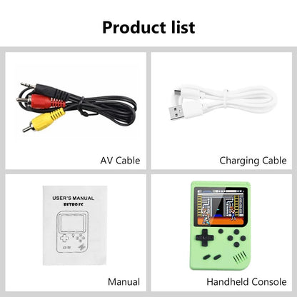 500 Games In One Portable Mini Electronic Video Game Player Kids Electronic Game Toy For Children Handheld Game Console Adjustab