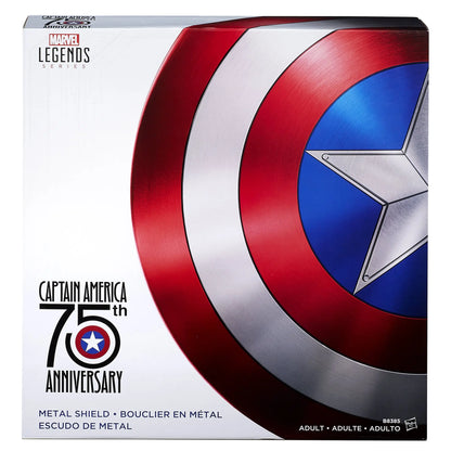 Marvel Legends Captain America 75th Anniversary Metal Shield Prop