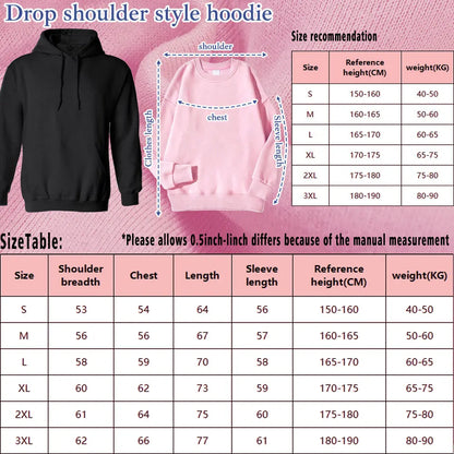 Wicked Sutra Hooded Graphic Printing Cartoon Women Tops Sweatshirt with Hooded Casual Retro Clothes Women/men Pullovers