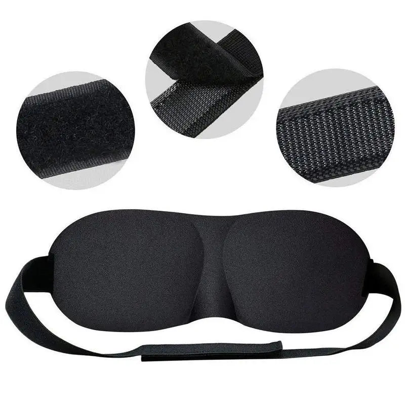 Sleep Mask Blockout Eye Mask for Side Sleeper Women Men Portable Blindfold Travel Sleeping Aid Eye Cover Slaapmasker