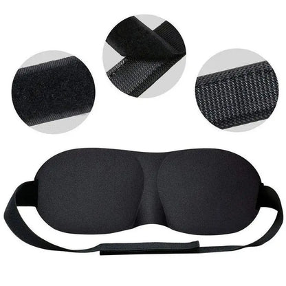 Sleep Mask Blockout Eye Mask for Side Sleeper Women Men Portable Blindfold Travel Sleeping Aid Eye Cover Slaapmasker