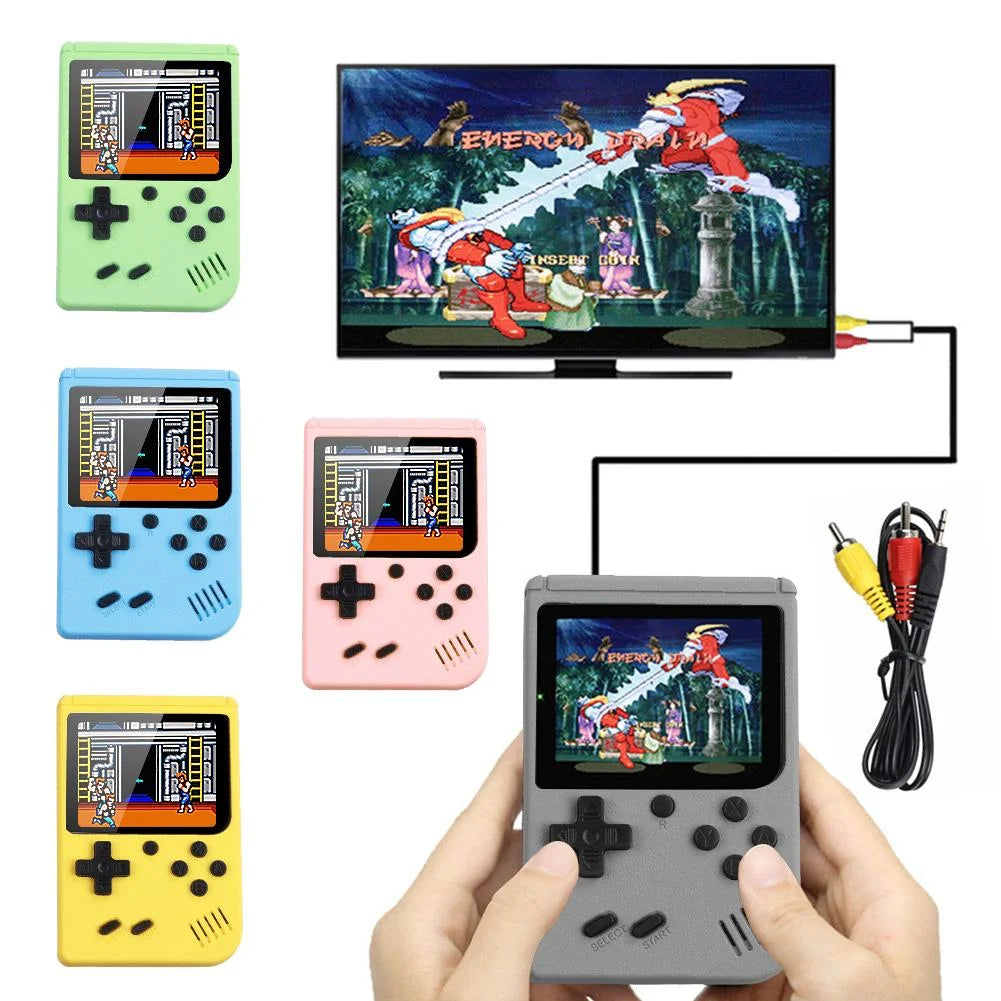 500 Games In One Portable Mini Electronic Video Game Player Kids Electronic Game Toy For Children Handheld Game Console Adjustab