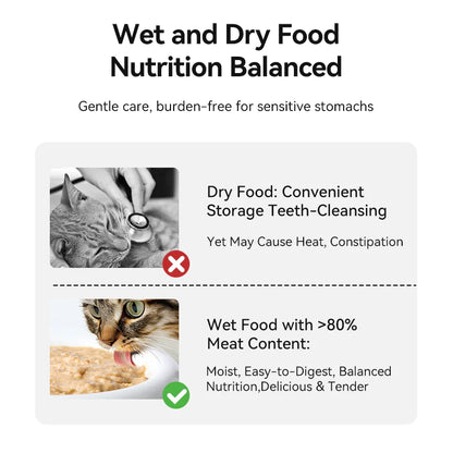 Automatic Pet Feeder 4 Meals For Wet Dry Food Feeding Wireless Smart Kibble Dispenser Cat Dog Multifunctional Cat Feeder