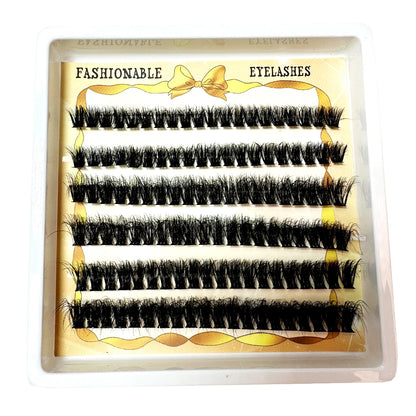 120PCS 5D Fluffy Cluster Lashes 30D-100D Natural Thick Eyelash Clusters Individual Lashes DIY Eyelashes Extension Makeup