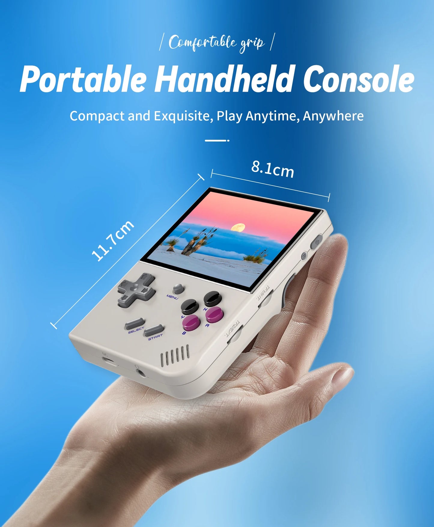 RG40XXV & RG35XX Plus Retro Handheld Game Console 640*480 IPS Screen Linux 64-bit 5000Games Support WIFI,Bluetooth,HDMI