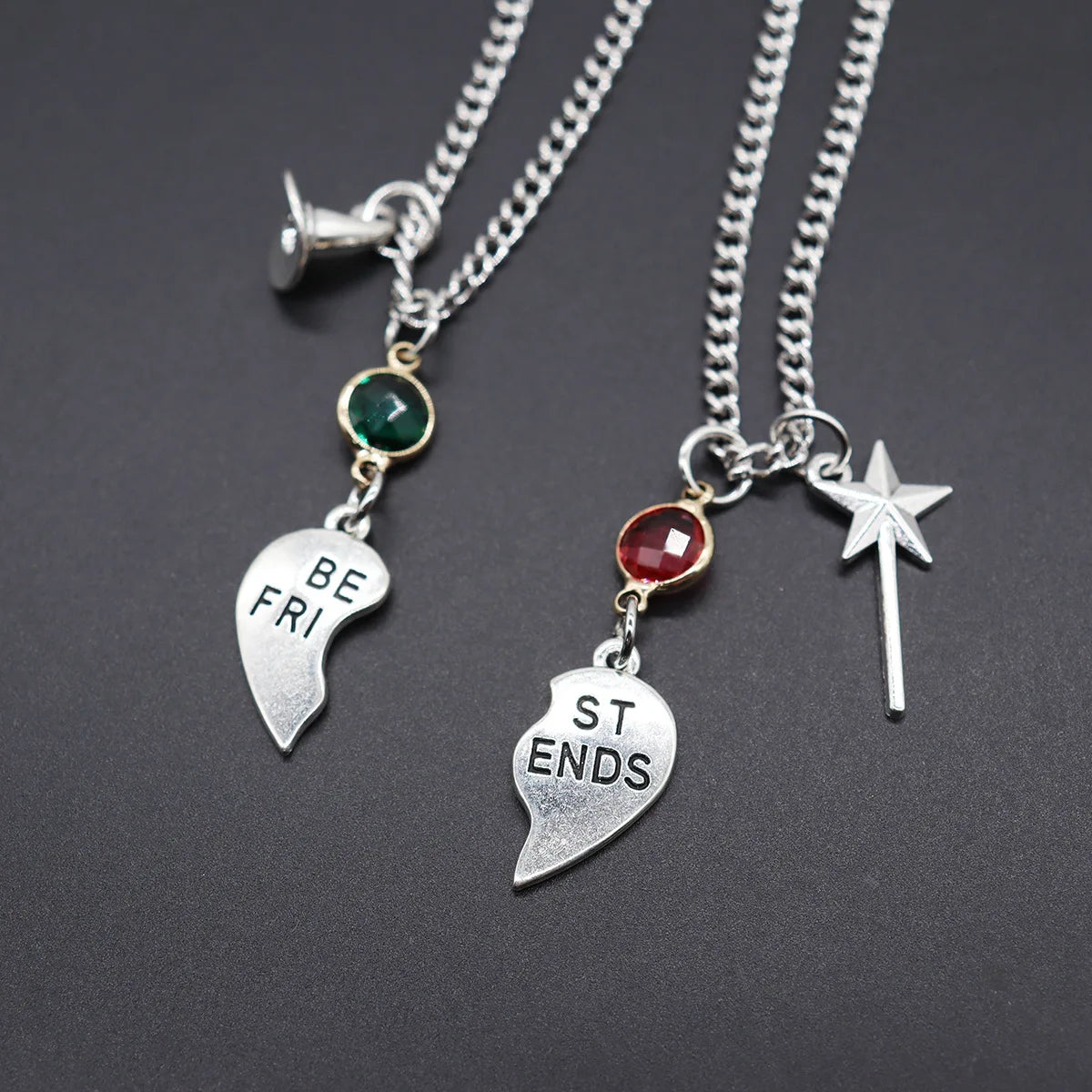 1Pair Magic Stick Hat Crown Pendant Beads Bracelet Couple Matching Bracelets Wicked Witch Movie Inspired Bracelet Friend Jewelry