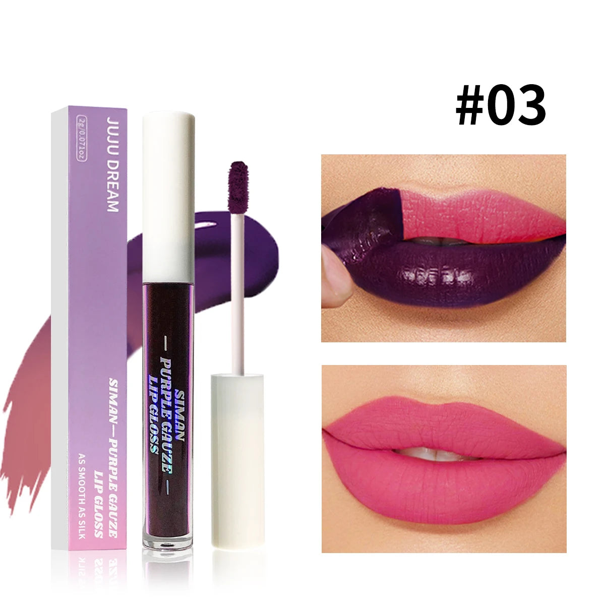Peel Off Lip Stain Set, 3 Colors Long-Lasting Waterproof Pink Lip Tint, Transfer-Proof Non-Stick Cup Lip Makeup