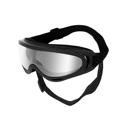 Pet Goggles Adjustable Anti UV Glare Windproof Sunglasses for Dogs Outdoor Hiking Running Beach All Breeds Eye Protection Black
