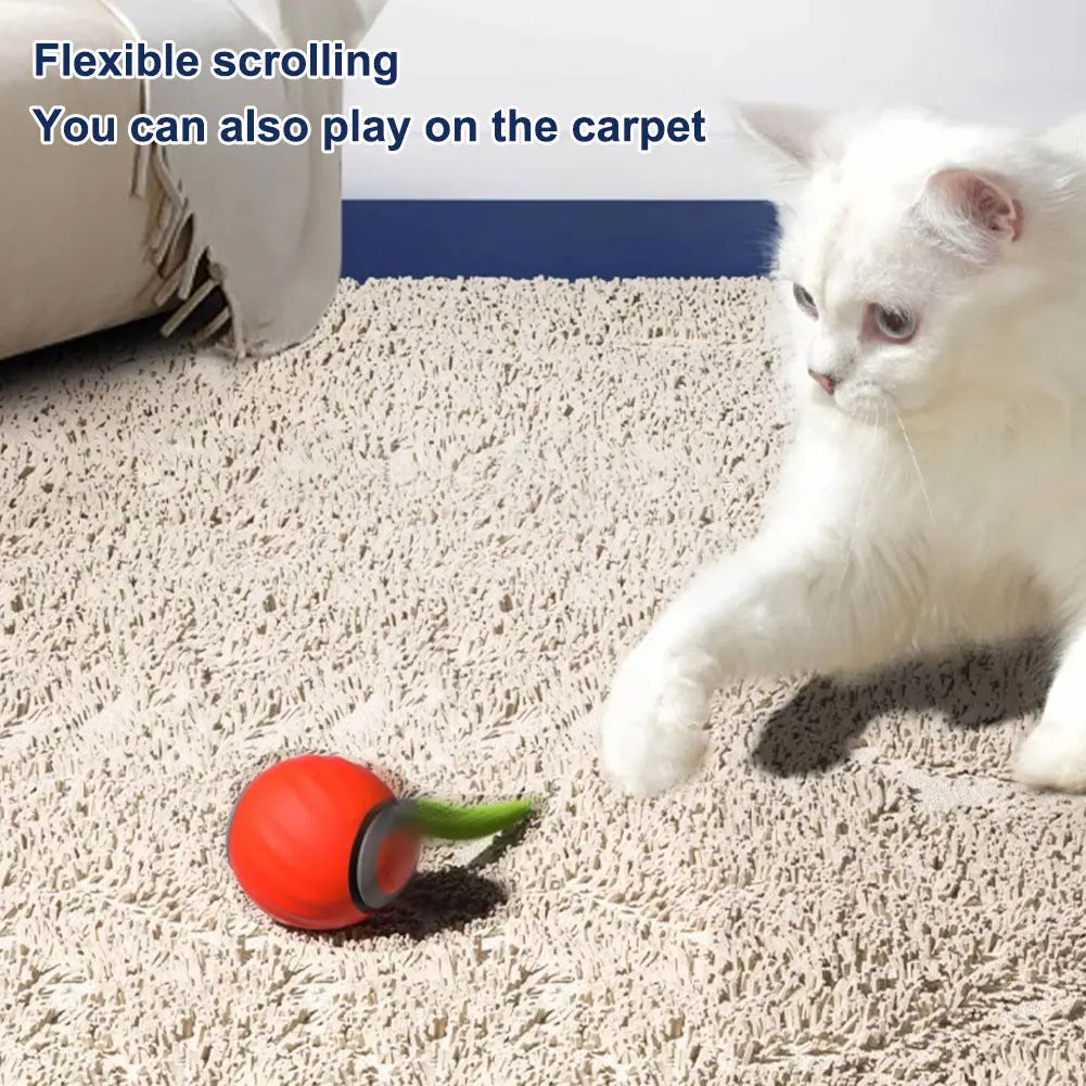 Smart Dog Cat Toy Ball Electronic Interactive Pet Toy Moving Ball Rechargeable Automatic Moving Bouncing for Puppy Gift Cat Products