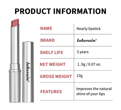 Lipstick Lip Balm Natural Color Creamy Texture Long Lasting Moisturizing  Nourishing Lip Care Gloss Cosmetic