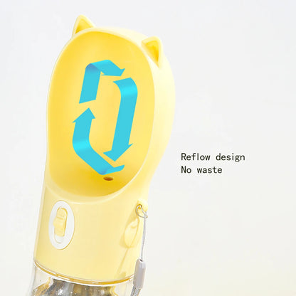 380ML Portable Dog Water Bottle For Small Medium Large Dogs Cats Outdoor Leakproof Puppy Drinking Bowl French Bulldog Supplies