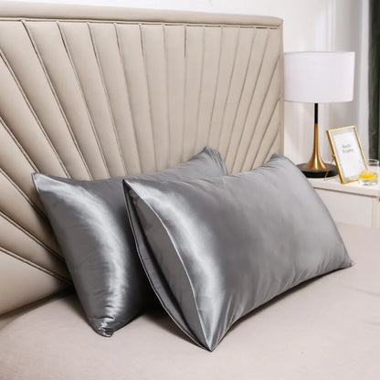 100% Silk Pillowcase Pillow Cover Silky Satin Hair Beauty Pillowcase Comfortable Pillow Case Home Decor Pillow Covers.