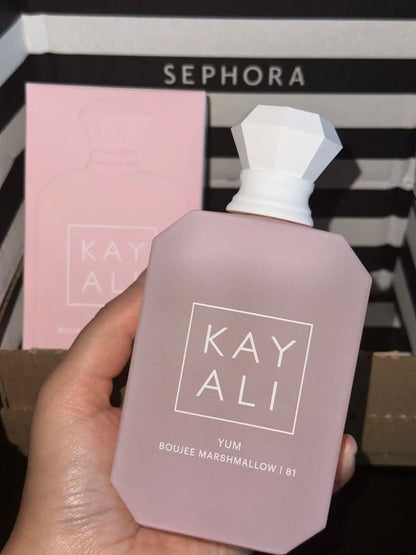 Kay Ali Yum Boujee Marshmallow 81 Eau de Parfum, Soft Pink Bottle, Sweet Scent, Fragrances