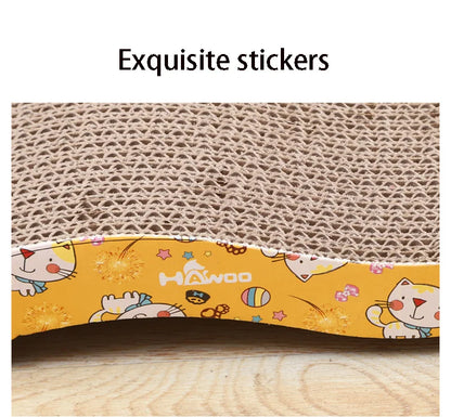 Cat Toys Cat Scraper Sharpening Claw Cardboard Corrugated Board Scratch-resistant Cat Scratch Board Cat Toy Sofa Cushion Bed