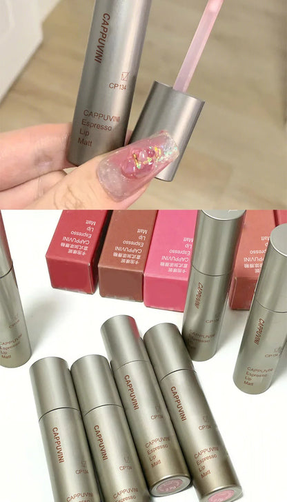 Single Velvet Matte Mist Lip Gloss - 12H Waterproof Non-stick Cup Smudge Proof Not Fade Liquid Lipstick Long-lasting Pigment