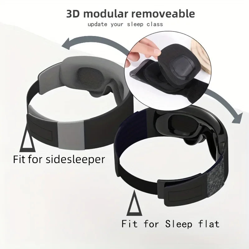 3D Movable Eye Mask Breathable Light Blocking Band Storage Bag Eye Mask Breathable Light Blocking Band Eye Protection Mask