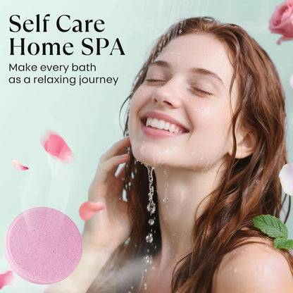 Shower Steamers Aromatherapy - Natural Essential Oils Bath Bombs for Relaxation Home Spa, Gifts for Women Mom