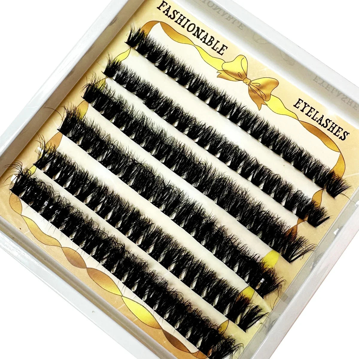 120PCS 5D Fluffy Cluster Lashes 30D-100D Natural Thick Eyelash Clusters Individual Lashes DIY Eyelashes Extension Makeup