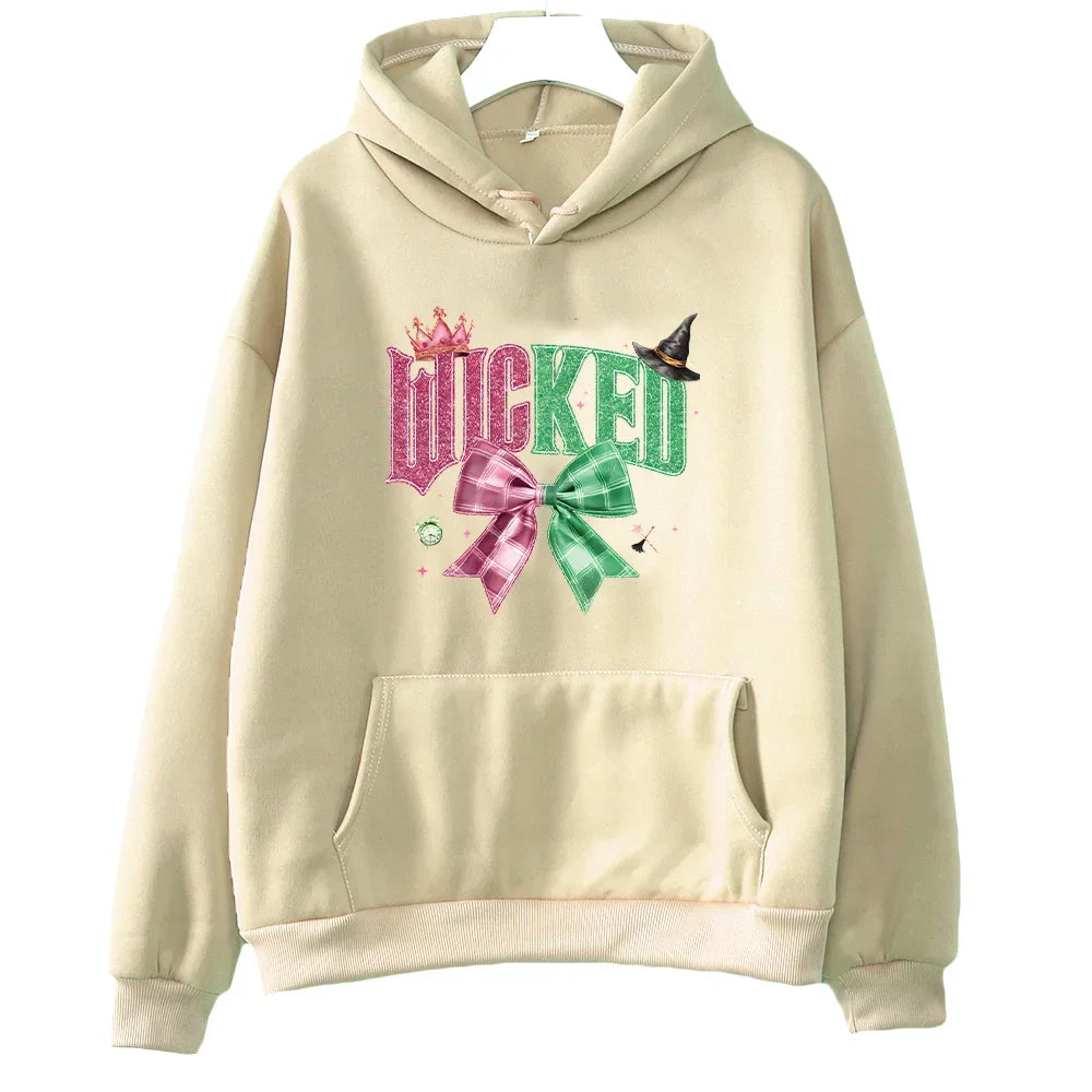 Wicked for Good Hoodies Wicked Musical Movie Fan Valentine Gift Hoody Fashion Women Men Aesthetic Autumn Winter Pullover Clothes