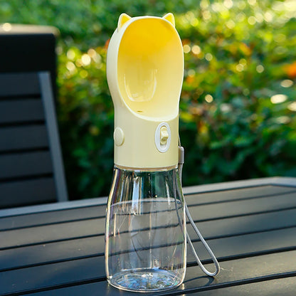 380ML Portable Dog Water Bottle For Small Medium Large Dogs Cats Outdoor Leakproof Puppy Drinking Bowl French Bulldog Supplies