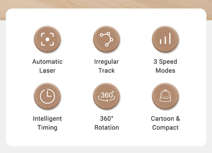 Automatic Cat Laser Toy Interactive 360° Adjustable Electric Cat Toy For Kitty Dog Indoor Smart Teasing Laser Cat Toys