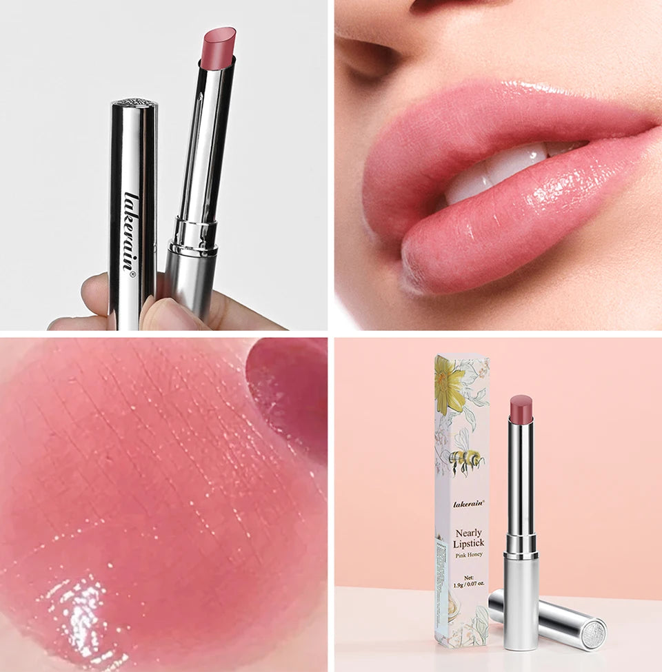 Lipstick Lip Balm Natural Color Creamy Texture Long Lasting Moisturizing  Nourishing Lip Care Gloss Cosmetic