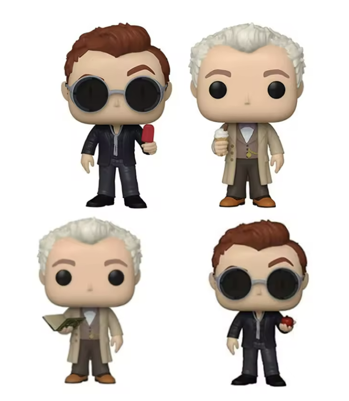 Good Omens | Aziraphale Ice Cream and Crowley Popsicle 1077 Limited Chase Edition Vinyl Figure Toys