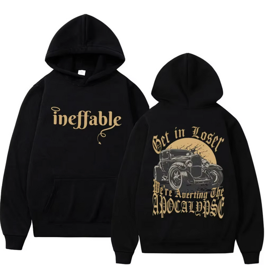 Good Omens | Hoodies Autumn Winter High Quality Fleece Hooded Sweatshirts Men Women Street Trend Fashion Pullovers