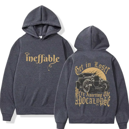 Good Omens | Hoodies Autumn Winter High Quality Fleece Hooded Sweatshirts Men Women Street Trend Fashion Pullovers