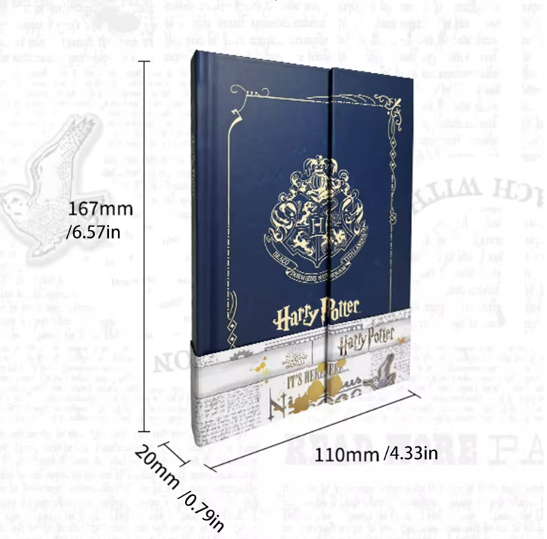 Harry Potter | Peripheral Retro Notebook Magic Academy Hogwarts Portable Notebook School Student Stationery