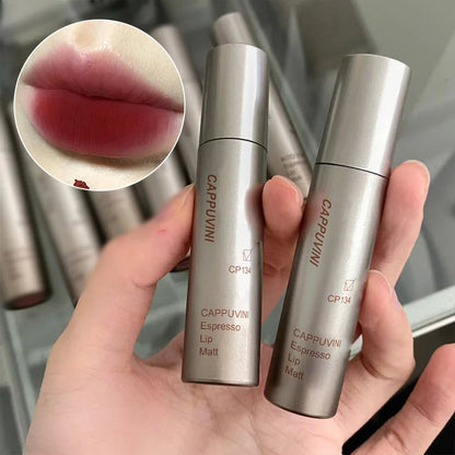 Single Velvet Matte Mist Lip Gloss - 12H Waterproof Non-stick Cup Smudge Proof Not Fade Liquid Lipstick Long-lasting Pigment