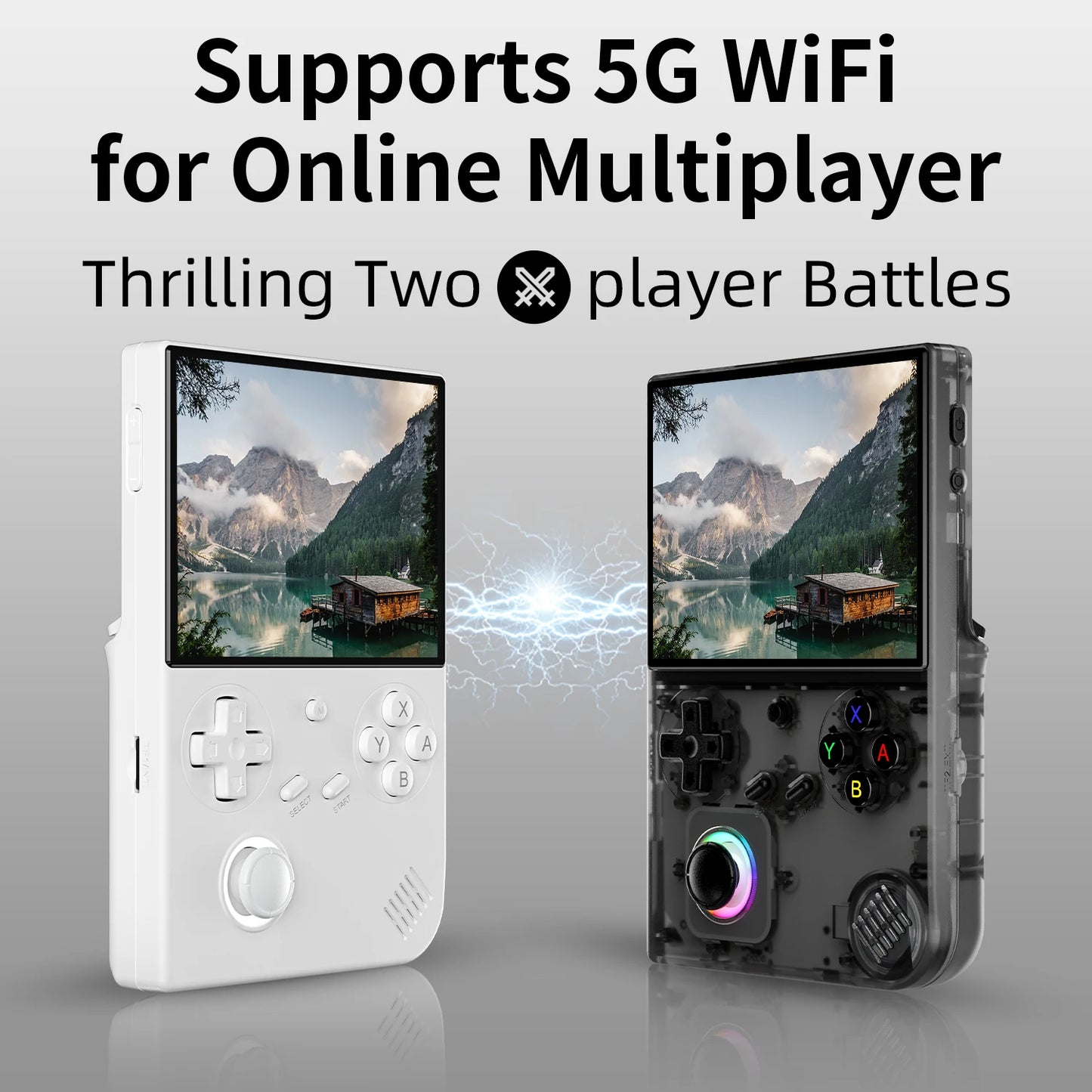 RG40XXV & RG35XX Plus Retro Handheld Game Console 640*480 IPS Screen Linux 64-bit 5000Games Support WIFI,Bluetooth,HDMI