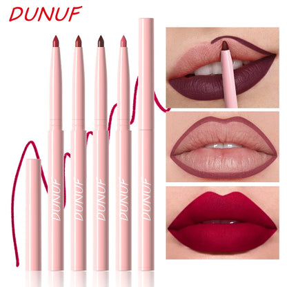 Waterproof Lip Liner Pencil 6 Colors Set: Lip Contour Waterproof Non-transfer Highly Pigmented Smooth Nude-pink Daily &  Party Makeup